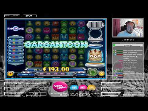 Gargatoon Does It Again!! Super Big Win From Reactoonz!!