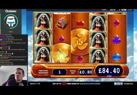 SUPER MEGA WIN on Kronos Slot – £0.80 Bet