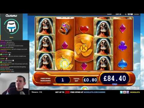 SUPER MEGA WIN on Kronos Slot – £0.80 Bet