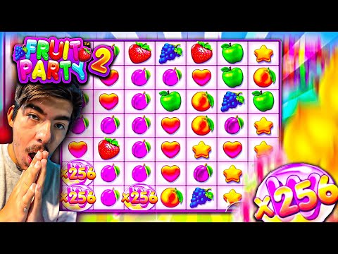 INSANE BIGGEST WIN EVER on NEW Fruit Party 2 SLOT!