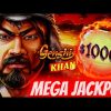 MASSIVE JACKPOT! RECORD DRAGON BALL GENGHIS KHAN SLOT MACHINE LIVE PLAY AT THE COSMOPOLITAN LV