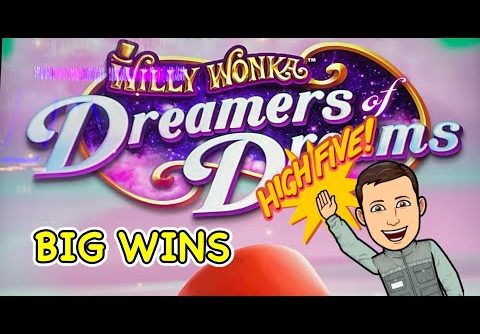 BIG WINS: Wonka Dreamers of Dreams and Crazy Rich Asians slots