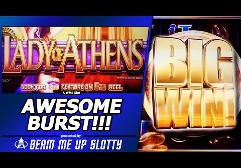 Lady of Athens Slot Bonus – Mega Big Win, Awesome Burst on Awesome Reels by WMS