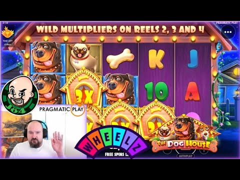 Wuff!! Super Big Win From The Dog House Slot!!