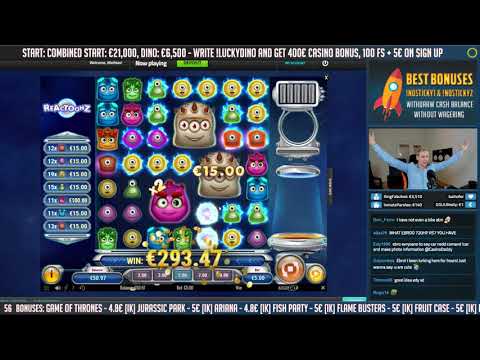 RECORD WIN!!! Reactoonz Big win – Casino – Online slots – Jackpot