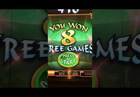 Big win at Four Winds casino New Buffalo slot machine