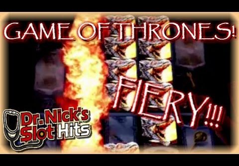 **HUGE WIN!!/LIVE PLAY!!!** Game of Thrones Slot Machine