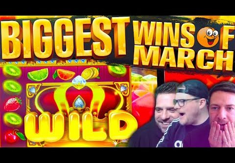 INSANE SLOT WINS! March 2021 Fruity Slots Highlights!!