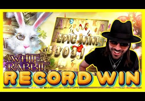 ROSHTEIN RECORD WIN ON WHITE RABBIT!! Big Time Gaming Slot