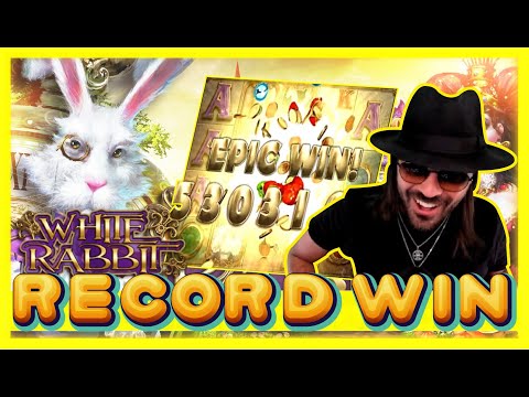 ROSHTEIN RECORD WIN ON WHITE RABBIT!! Big Time Gaming Slot