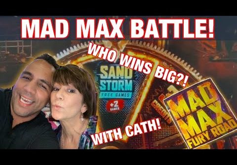 🌪 MAD MAX SLOT MACHINE BIG WIN BONUS!! | $6 MAX BETS w/ CATH! 🎰🎉💰🤩