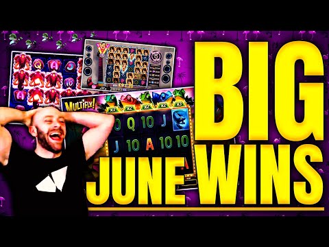 Top Ten BIG WINS!! Hideous Online Slots Live Highlights – June