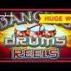 AWESOME NEW GAME! Dancing Drums Reels Slot – HUGE WIN!