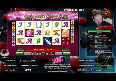 Big Bet!! Lucky Lady’s Charm 6 Gives Super Big Win!!