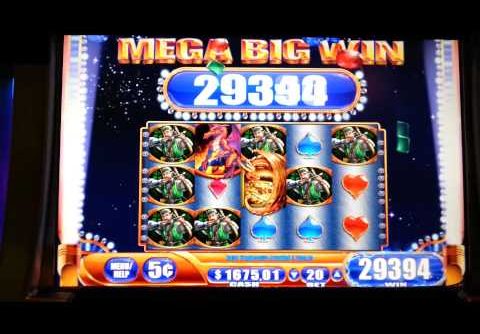 Dragon’s Fire Jackpot Handpay Mega Big Win Progressive WMS 5¢ Slot Machine