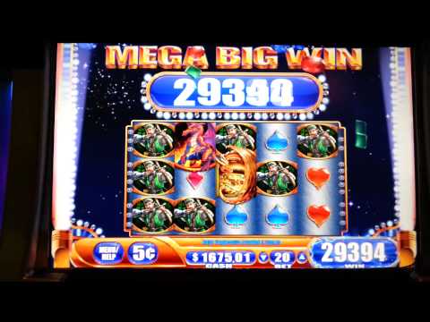 Dragon’s Fire Jackpot Handpay Mega Big Win Progressive WMS 5¢ Slot Machine
