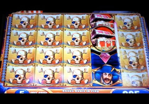 Pirate Ship *MAX BET* BIG WIN! Bonus WMS Slot Machine