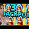 BROKE MY RECORD! 3 JACKPOT HANDPAYS on Kronos Slot Machine!