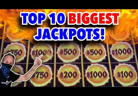 Top 10 BIGGEST JACKPOTS on Dragon Link! Slot Machine Bonus BIG WINS & Handpay Jackpots