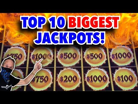 Top 10 BIGGEST JACKPOTS on Dragon Link! Slot Machine Bonus BIG WINS & Handpay Jackpots