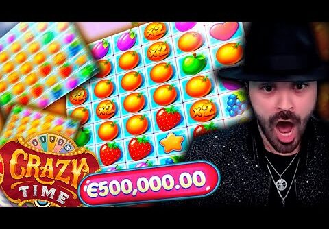 CRAZY MEGA WIN! Streamer win 500 000€ on Fruit Party slot! BIGGEST WINS OF THE WEEK! #33