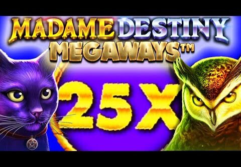 MADAME DESTINY MEGAWAYS 🔥 SLOT MAX 25X MULTIPLIER 😱 EPIC BONUS BUYS BIG WINS‼️