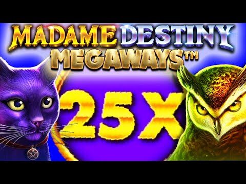 MADAME DESTINY MEGAWAYS 🔥 SLOT MAX 25X MULTIPLIER 😱 EPIC BONUS BUYS BIG WINS‼️