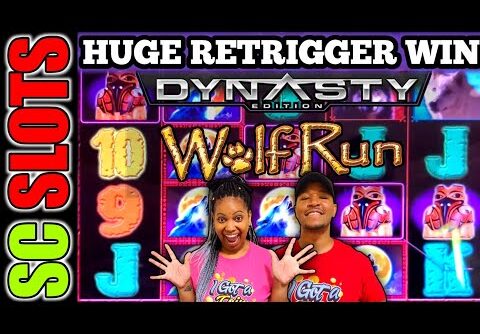 Bonus Retriggers Lead To Huge Win On Wolf Run Dynasty Slot Machine!!!