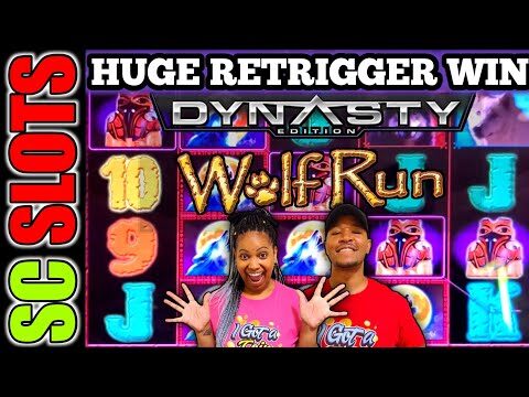 Bonus Retriggers Lead To Huge Win On Wolf Run Dynasty Slot Machine!!!