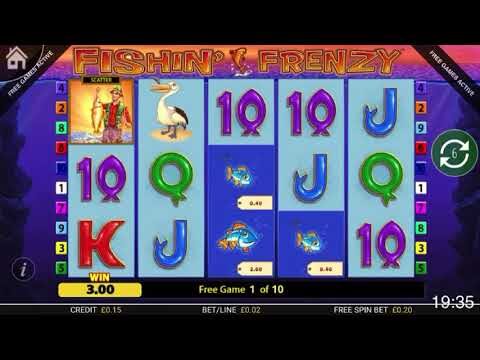 Fishing Frenzy Slot Huge Win !!!