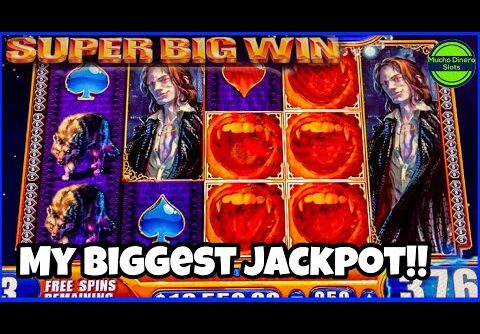 MY BIGGEST JACKPOT ON VAMPIRES EMBRACE SLOT/ FREE GAMES INSANE MASSIVE WINS/ MAX BET HIGH LIMIT