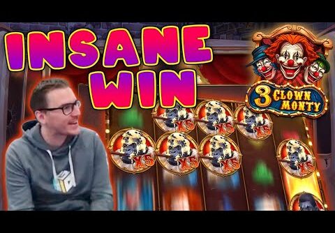 INSANE WIN on 3 Clown Monty Slot – £2 Bet