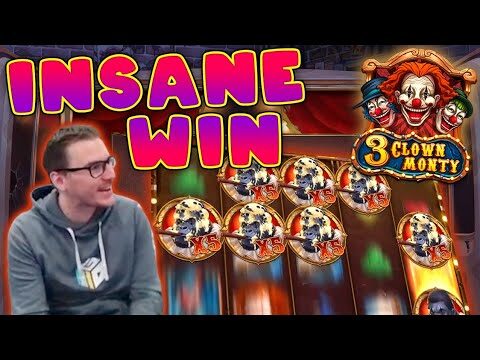 INSANE WIN on 3 Clown Monty Slot – £2 Bet