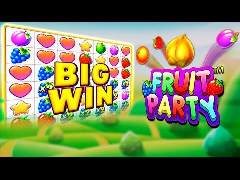 TOP 5 HUGE WIN  ON FRUIT PARTY 2 🍓 🍏 🍎BIG WIN SLOTS #47