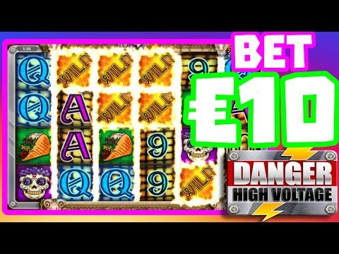 DANGER HIGH VOLTAGE⚡️💀⚡️ SLOT MEGA BIG WIN PERSONAL RECORD!!! UP TO €20 BETS INSANE!!!!😮🤑