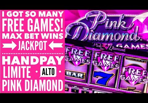 FREE GAMES JACKPOT/ PINK DIAMOND SLOT/ BIG WIN