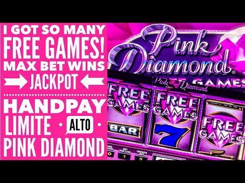FREE GAMES JACKPOT/ PINK DIAMOND SLOT/ BIG WIN