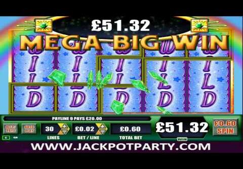 £600 MEGA BIG WIN (1000 X STAKE) ON WIZARD OF OZ™ SLOT GAME AT JACKPOT PARTY®