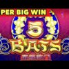 🦇5 BATS SUPER BIG WIN🦇1ST 2ND BONUS WERE HORRIBLE HOW ABOUT 3RD? LOVE THE OLD CLASSIC SLOT MACHINE