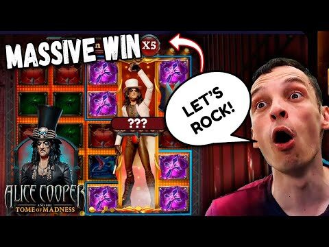 BIGGEST WIN – ALICE COOPER and THE TOME of MADNESS SLOT