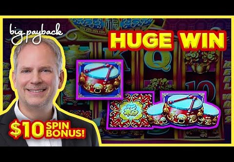 AWESOME NEW GAME! Dancing Drums Prosperity Slot – HUGE WIN SESSION!