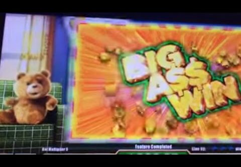 PERFECT BONUS! HUGE F*CKING WIN!!! TED Slot Machine Bonus