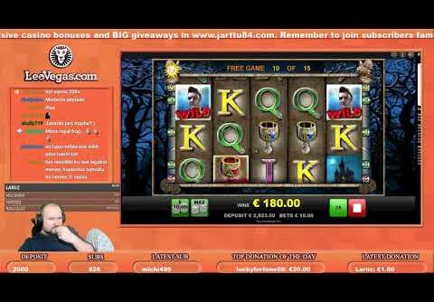 Super Big Win From Vampires Slot!!