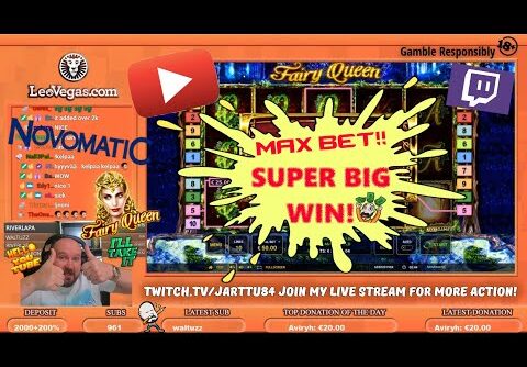 Max Bet!! Super Big Win From Fairy Queen Slot!!