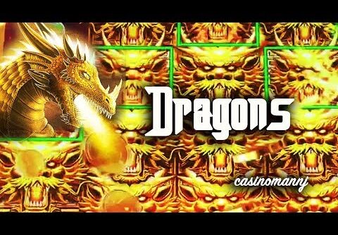 👍BIG WIN!!! – 🐉SCREAM DRAGONS!🐉 – MAX BET! – LIVE – Slot Machine Bonus