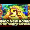 New Konami Slot Action – More Coins, Patrick O’ Potts of Gold and Guardians of the Aztec