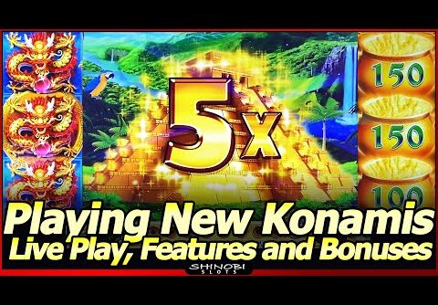 New Konami Slot Action – More Coins, Patrick O’ Potts of Gold and Guardians of the Aztec