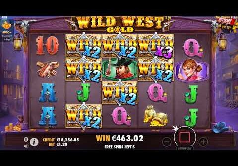 Wild West Gold Slot – Wilds, Wilds, Wilds BIG WIN!