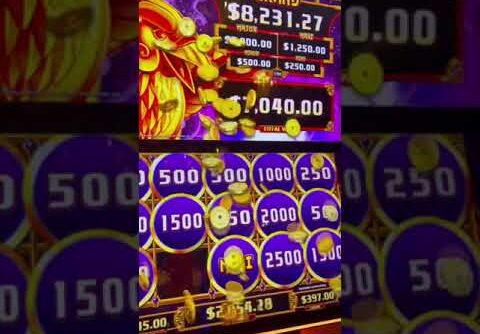 Huge Slot Machine Jackpot Bonus Win!