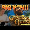 BIG WIN!! GONZOS QUEST MEGAWAYS BIG WIN –  Casino slot from Casinodaddy LIVE STREAM